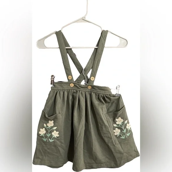 NWT MAINIO Green GOTS Organic 100% Cotton Alpine Skirt Y5/6 - Picture 3 of 14